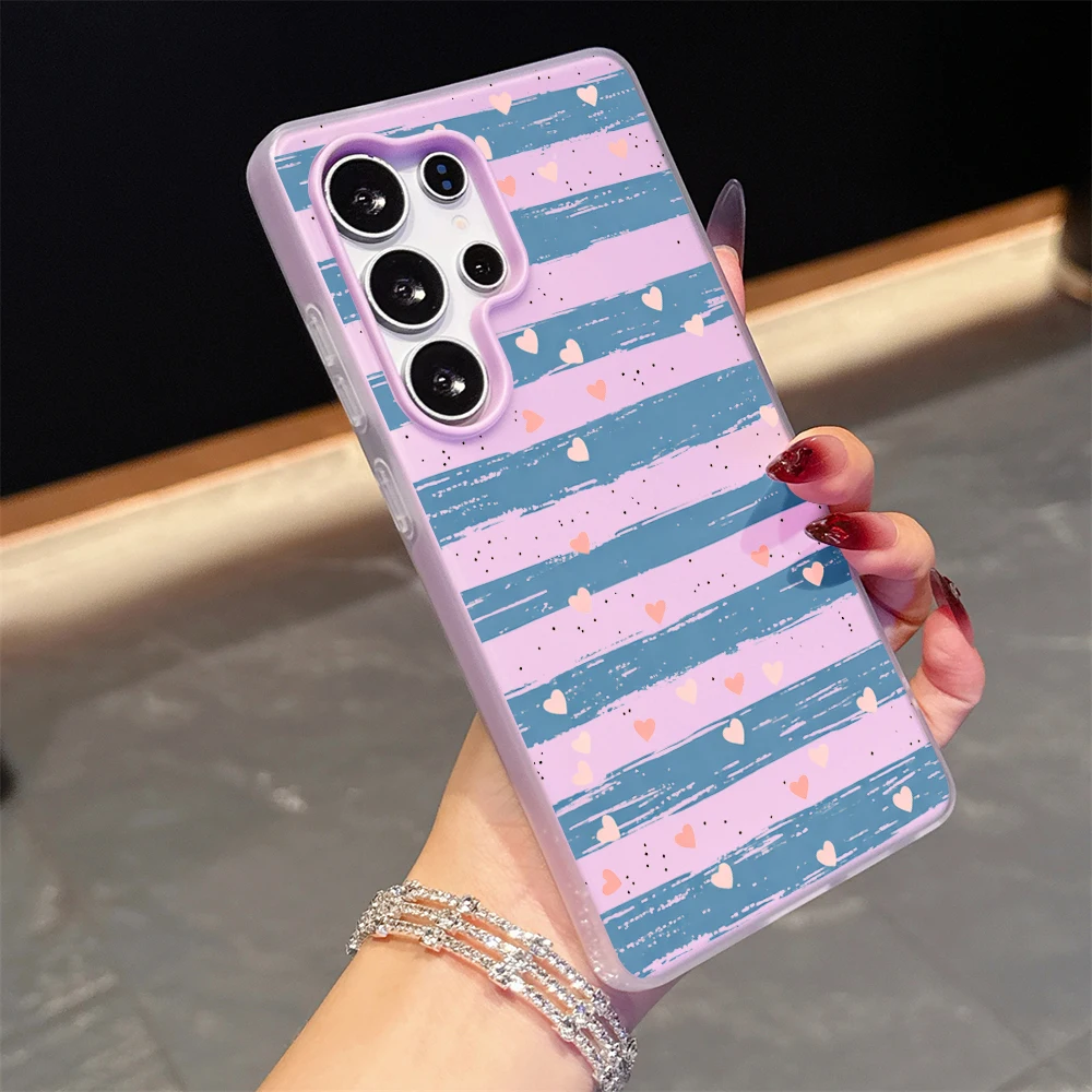 Für Xiaomi Redmi 17 Pro Max Hüllen Kreative Gestreifte Herz-Silikonhülle Für Redmi Mi 11 Lite 5G 14T Pro 15T Pro 17 Pro INS Funda – Detail 9
