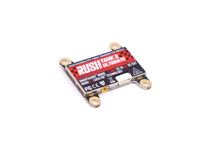 

RUSHFPV RUSH Tank II Ultimate VTX 5,8G 48CH RaceBand Pitmode 25mW 200mW 500mW 800mW регулируемый FPV VTX 2-8S для Дронов FPV