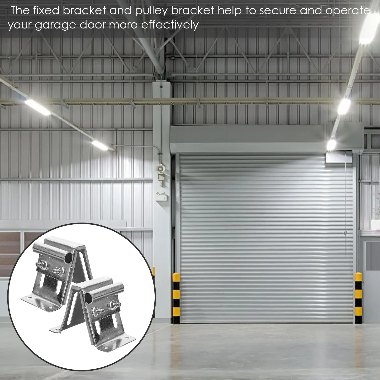 

2Pcs Garage Door Adjustable Top Bracket Antirust Durable Parts for Smooth Operation and Long Lasting Use Garage Door Parts