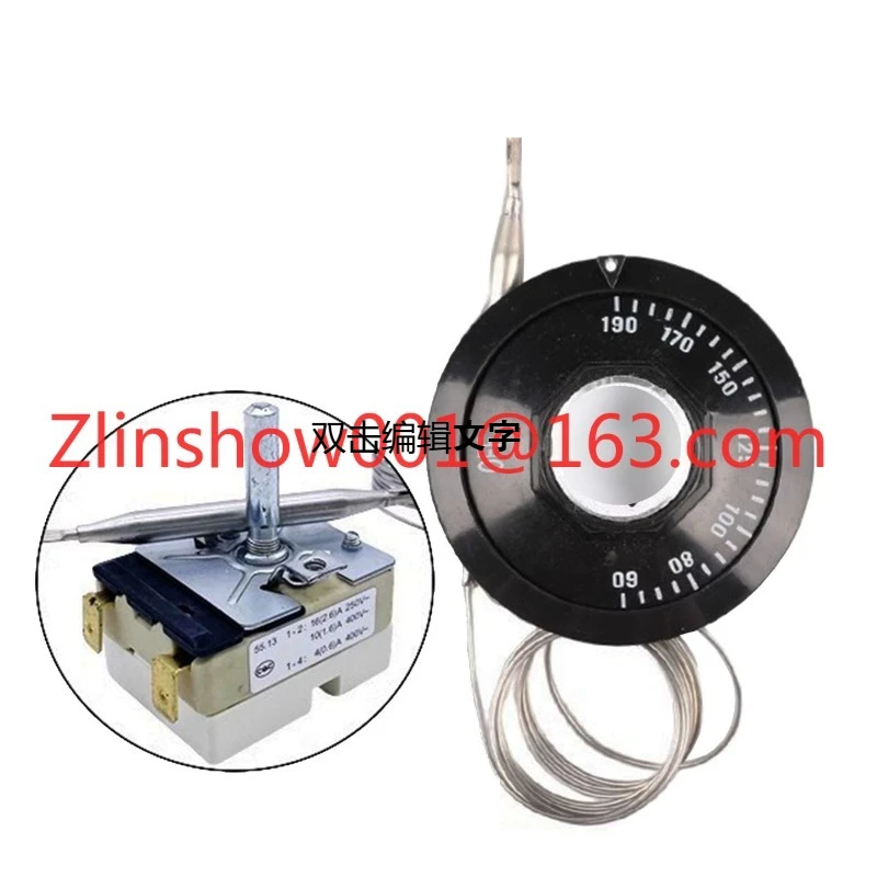 Electric Fryer Spare Parts Temperature Control 16A 190 Degrees 2 Pin 50-190Degree 55.13032.400 Thermostat Fo EGO Horeca Replace