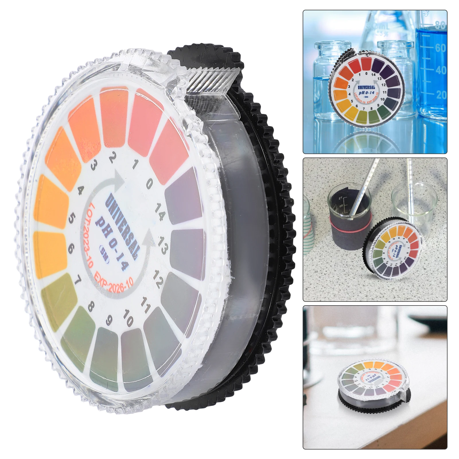 

Acid Alkali Test Paper pH Tester Strips for Aquarium Soil Moisture Water Testing 0-14 Precise Easy Outdoor Safe Practical