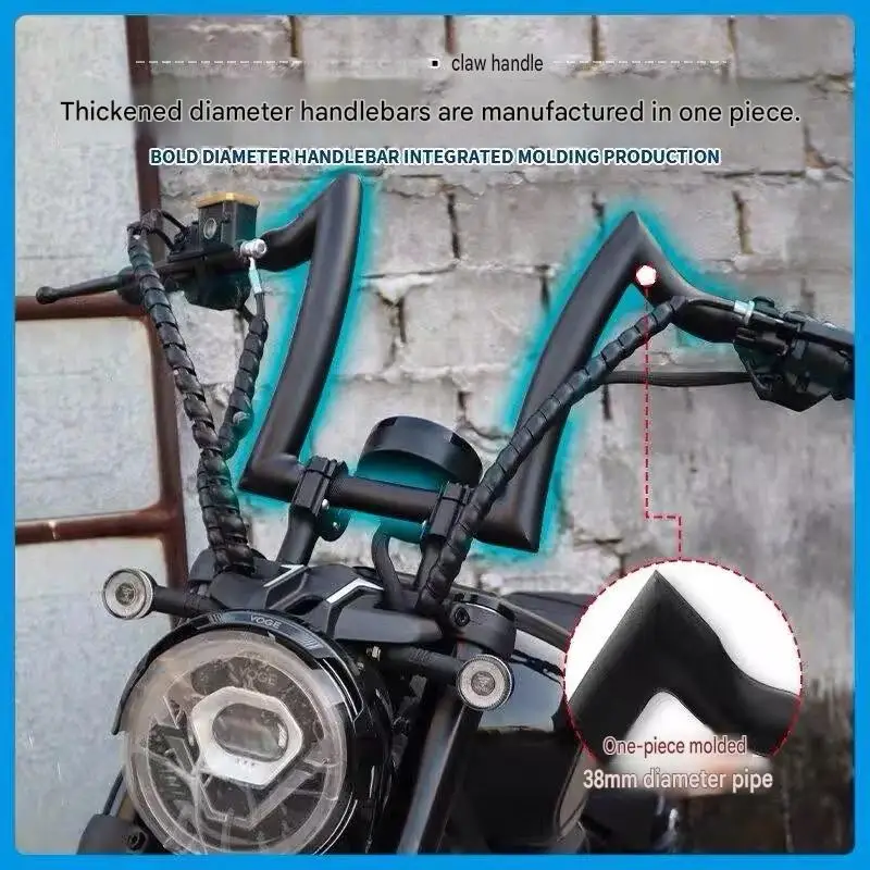 FIT FOR VOGE CU250 High Ape Hanger Steering Handlebar Modified Motorcycle Control Accessories