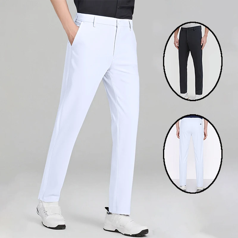 

Golfist Men Golf Tennis Long Trousers Spring Autumn High Elastic Sports Pants Quick-dry Soft Straight Pant Leisure Golf Clothing