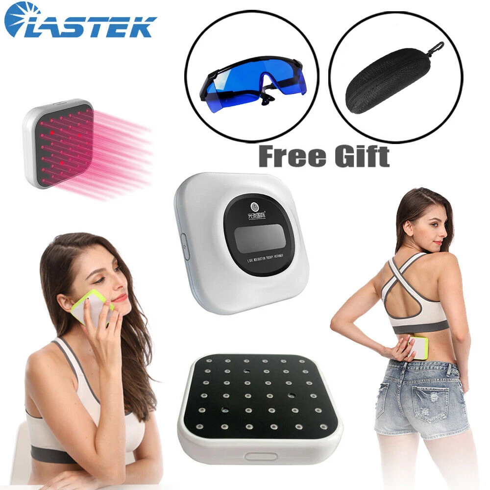 LASTEK Pain Relief Treatment Pad Multi-Use Prostatitis Lower/Upper Back Neck Pain Sprains 36 Diodes 3R LLLT Laser Therapy Device