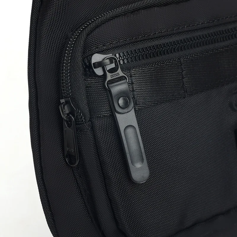 حقيبة صدر للرجال متعددة الجيوب، حقيبة كروس متينة من قماش أكسفورد، حقيبة كروس صغيرة كاجوال للطلاب في الهواء الطلق