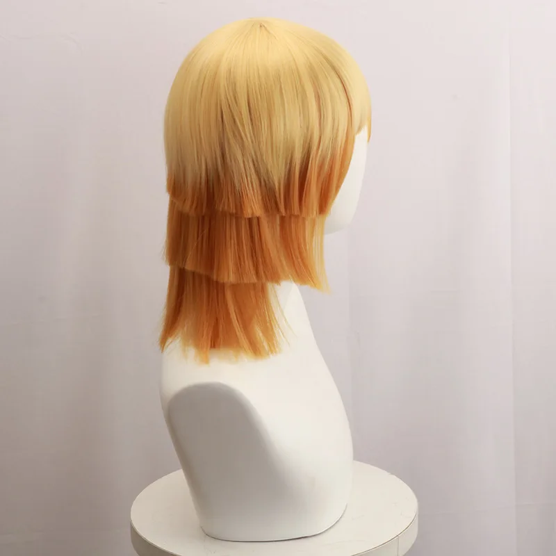 Peruka Cosplay Shinobu Kojiro Gradientowa Warstwowa z Wysokotemperaturowego Jedwabiu Różowego do Cosplayu