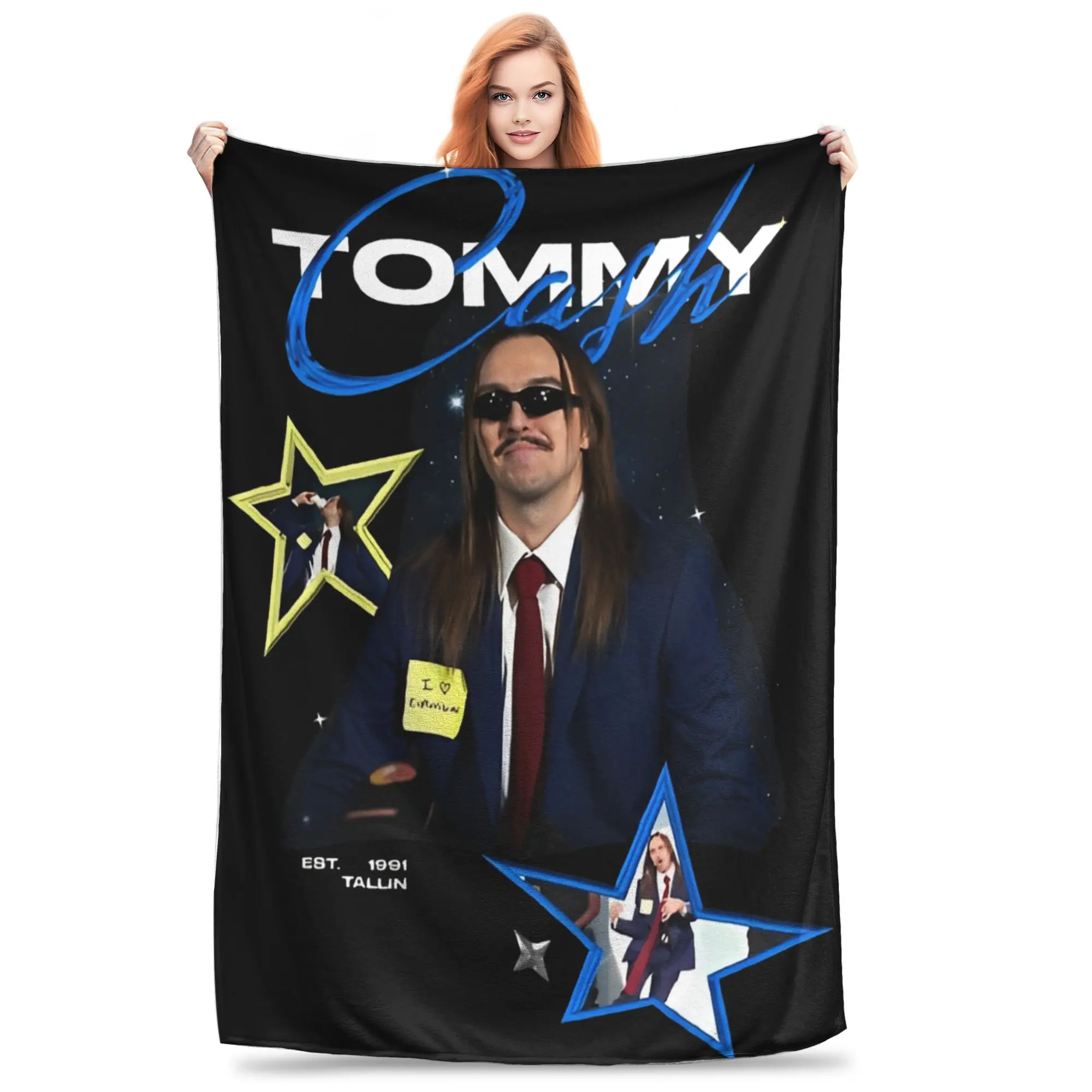 Tommy Cash Espresso Macchiato Eurovisions 2025 Estonia Accessories Blanket Super Soft Warm Throw Blanket for Couch Bedding Throw