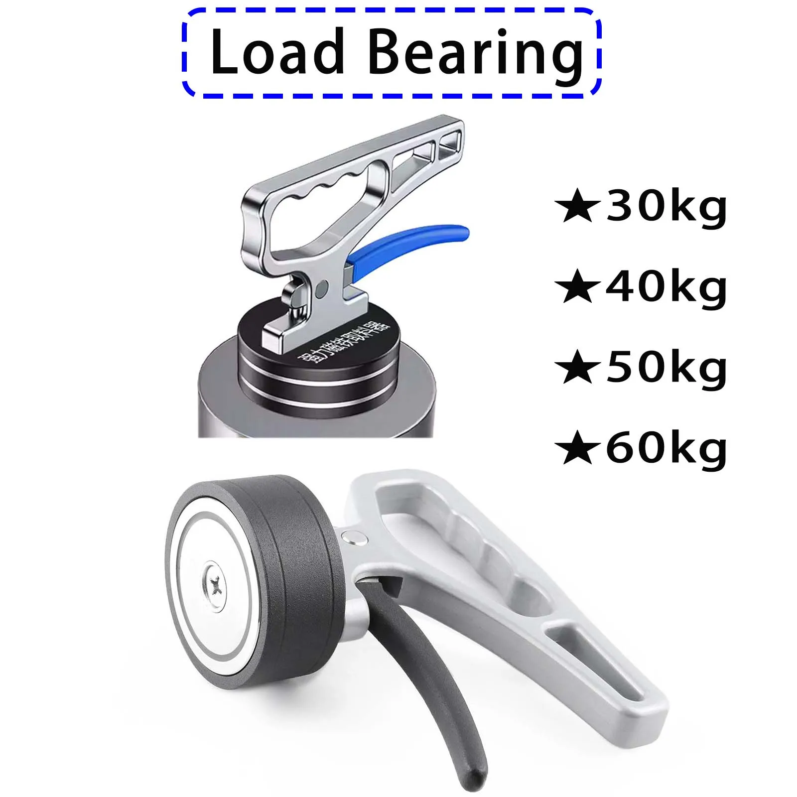 Leistungsstarker, superstarker Magnetheber, tragbarer Eisen-Saugnapf für Stahlplatten-Metallformen