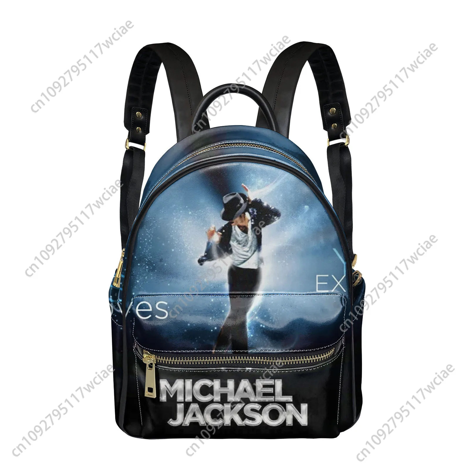 

Michael Jackson Backpack Dance Moonwalk Women Men Personalized Double Shoulder Bag Business Travel Bookbag Rucksack Gift Daypack