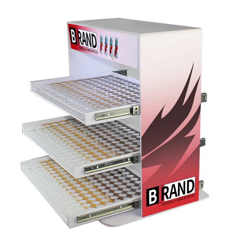 custom.Counter Top Drawer Type Rack Display Cabinet Smoke Shop