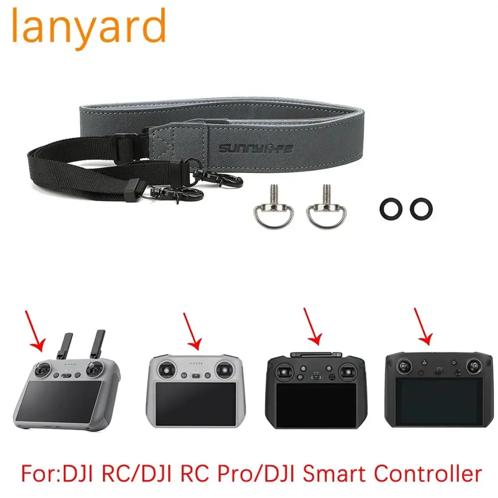 Cordón Nylon Para Controlador DJI Mini 4 Pro/Mini 3 - Ajustable Hasta 85 Cm