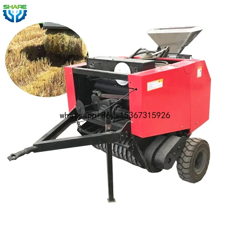 Wheat Hay/Straw Baler Mini Round Machine