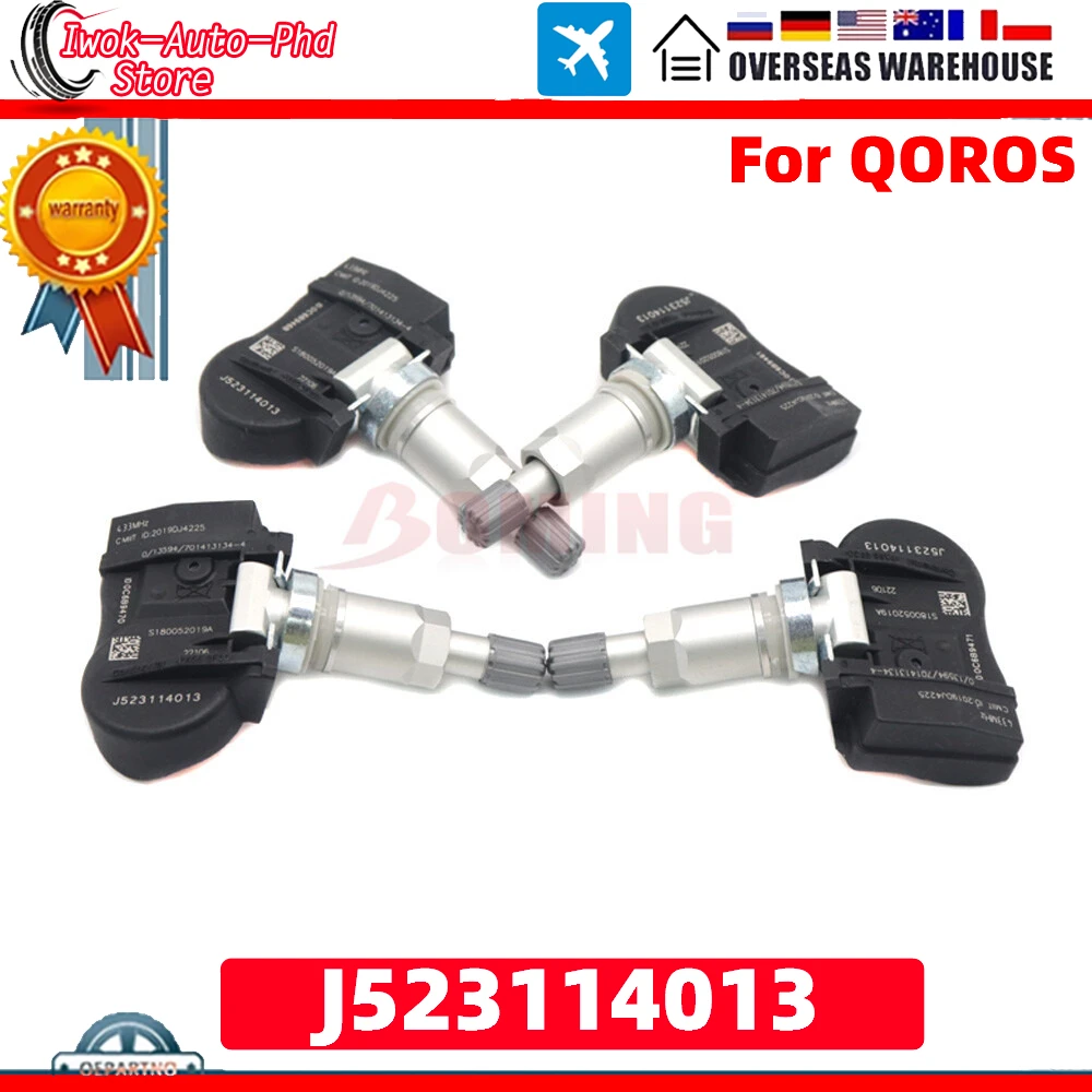 

J523114013 Автомобильный монитор давления в шинах, датчик TPMS 433 МГц для QOROS 3 5 COWIN X5 E3 Tiggo 3/3X/3xe/5/7/e GEELY Borui GE EMGRAND GL
