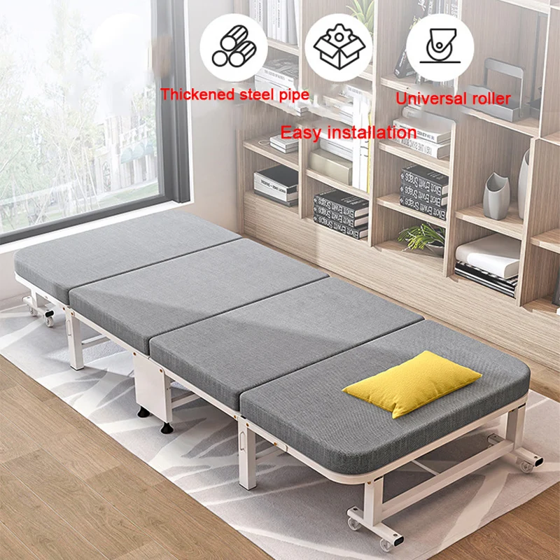 Multi-function Bedroom 189*80*27CM Single Folding Beds Portable Office Lunch Break Lounge Chair Simple Home Furniture Adult