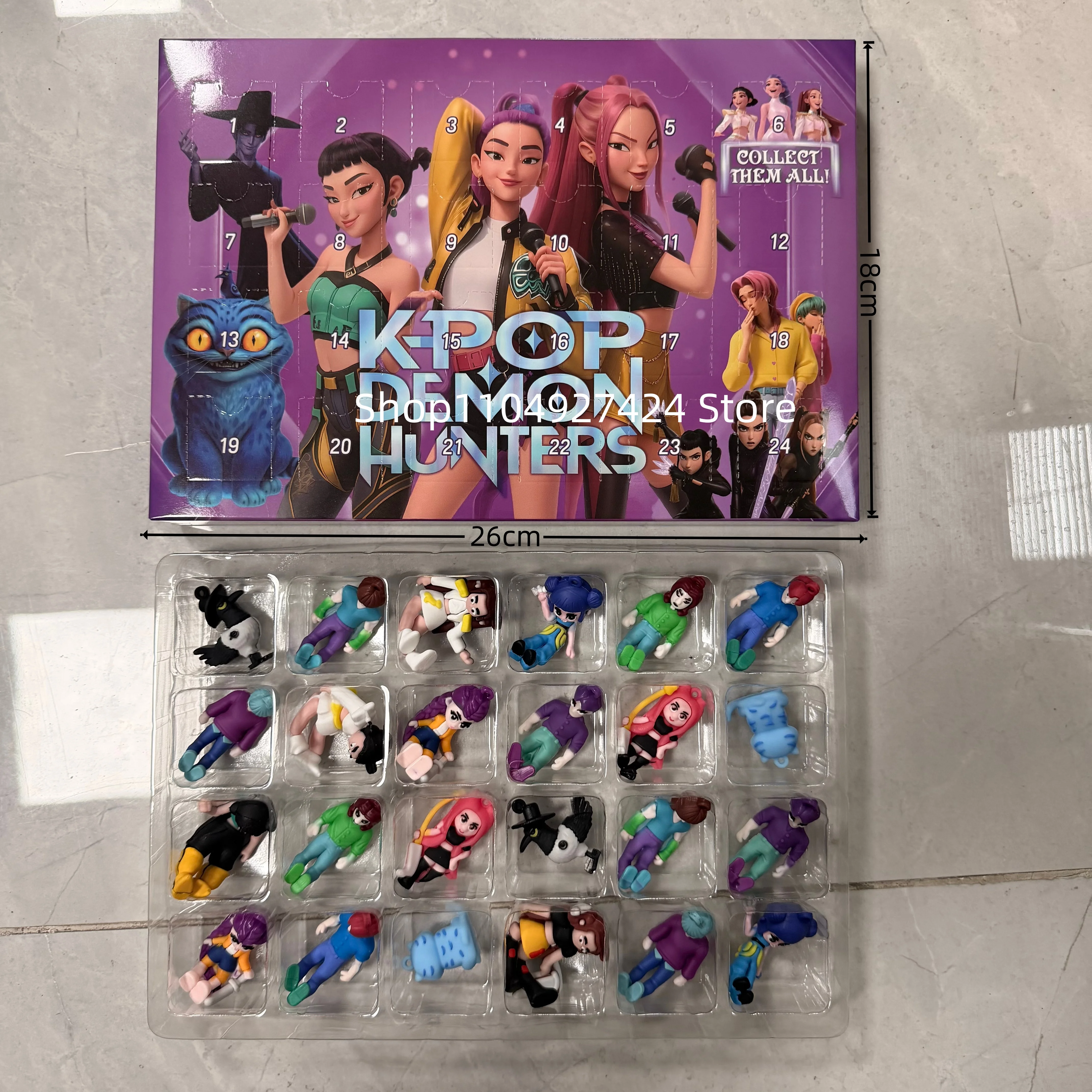 جديد Kpop شيطان الصيادين تقويم القدوم K البوب شيطان الصيادين رومي ميرا زوي النمر عيد الميلاد العد التنازلي تقويم القدوم هدية 24 يوما #3