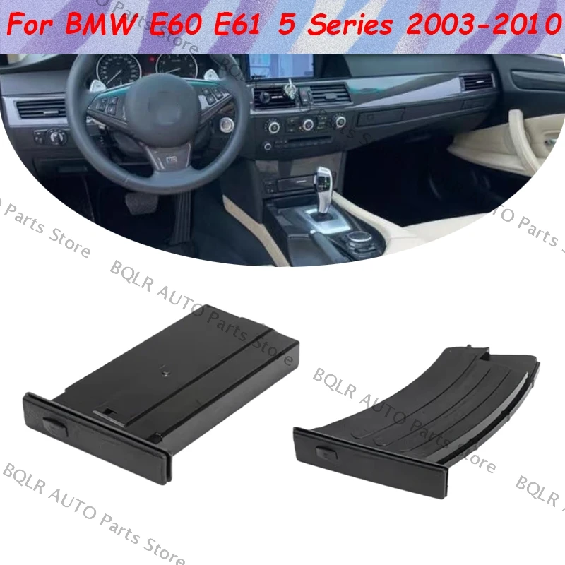 

For BMW E60 E61 5 Series 2003-2010 Black Cup Holders Car Accessories Car Front Left Right Cup Holder Drink Rack 51459125622