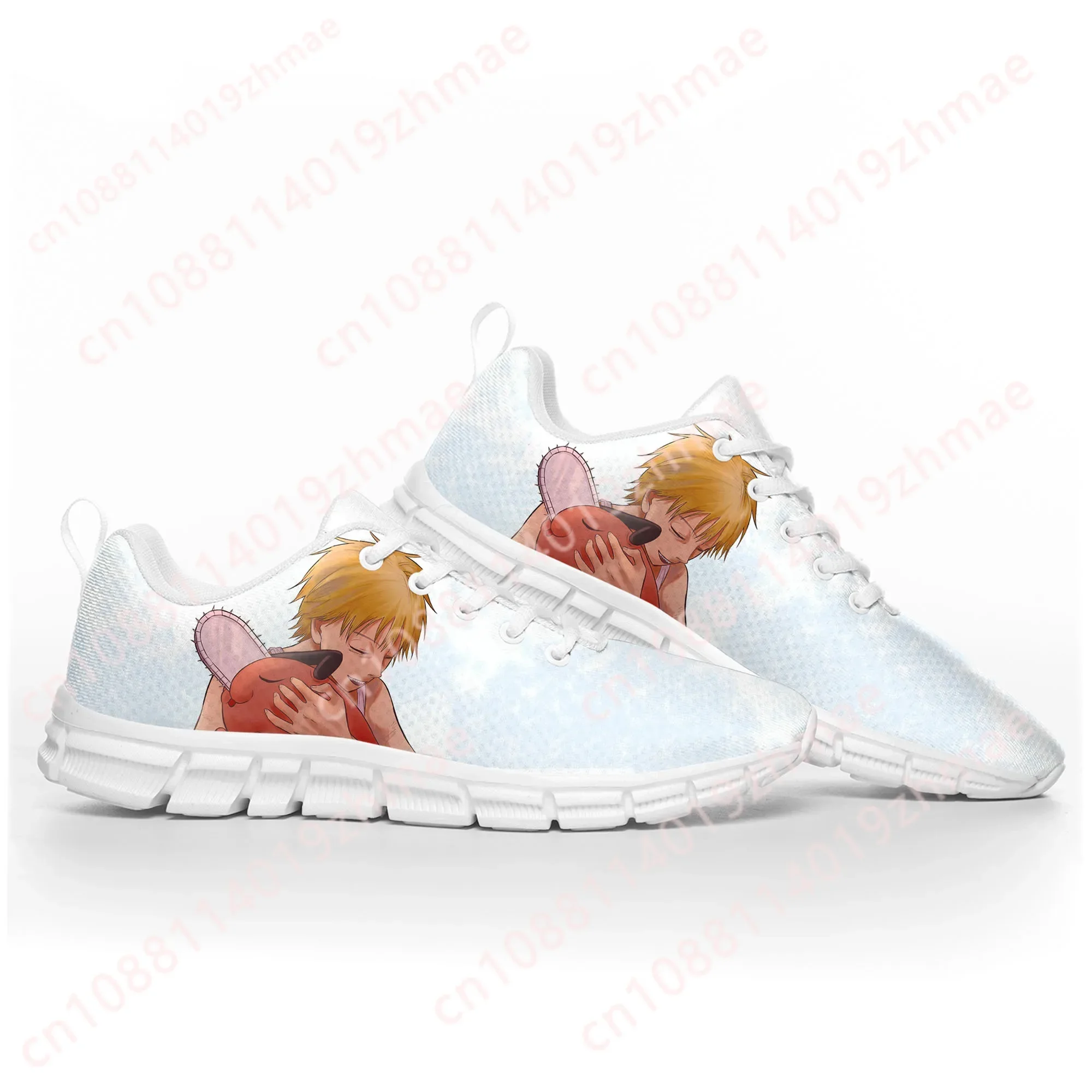 

Chainsaw Man Pochita Power Sports Shoes Mens Womens Teenager Breathable Sneakers Casual Custom High Quality Couple Shoes