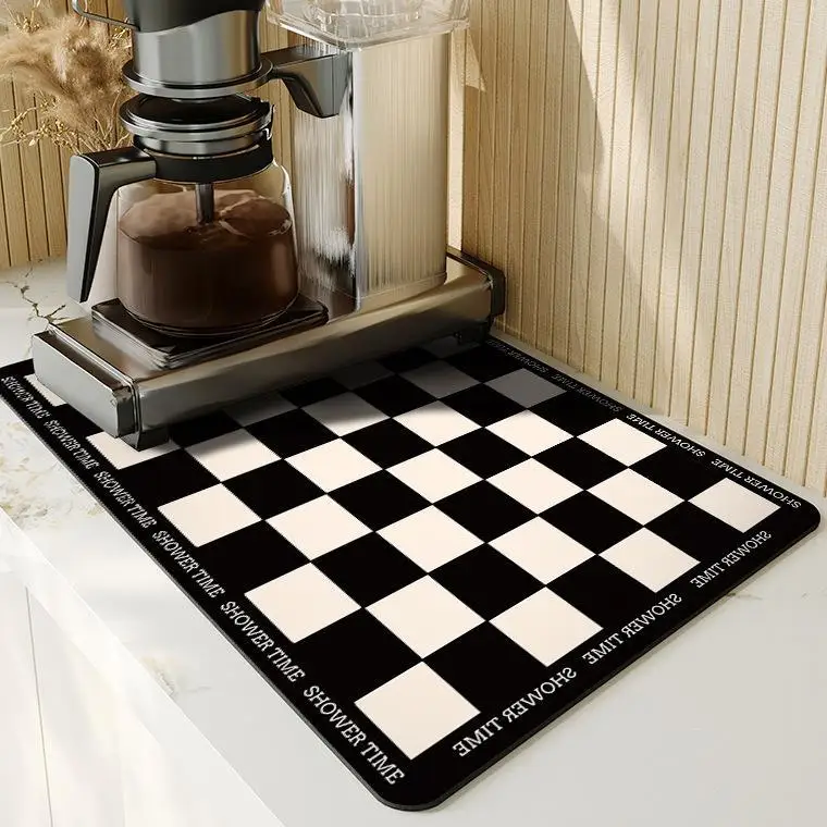 

Tableware kitchen drain mat insulated household countertop absorbent easy to dry no-wash easy to scrub anti-greasy