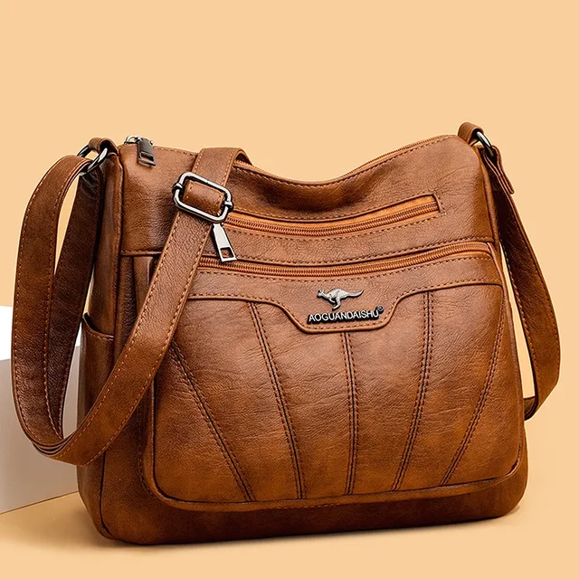 Miękka skórzana torba damska Markowa designerska torebka damska Torebki 2023. Luksusowa damska torba na ramię Torby Crossbody o dużej pojemności Sac