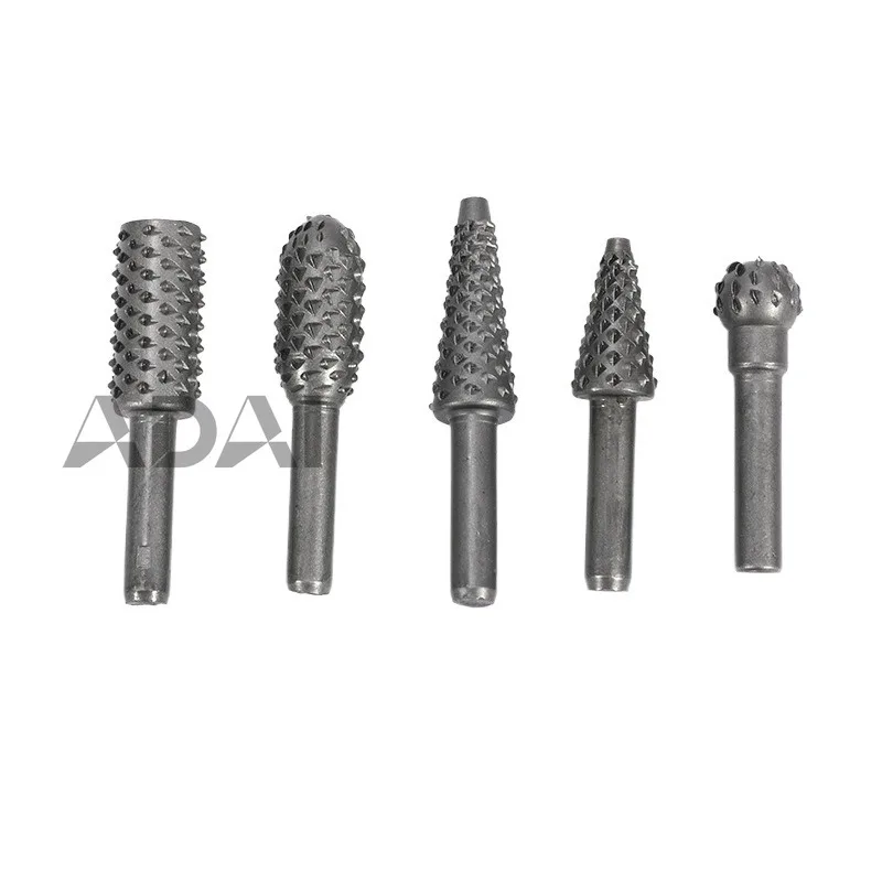 

Набор из 5 роторных насадок для фрезерования и гравировки по дереву, острый и износостойкий, высокая твердость, высокий крутящий момент