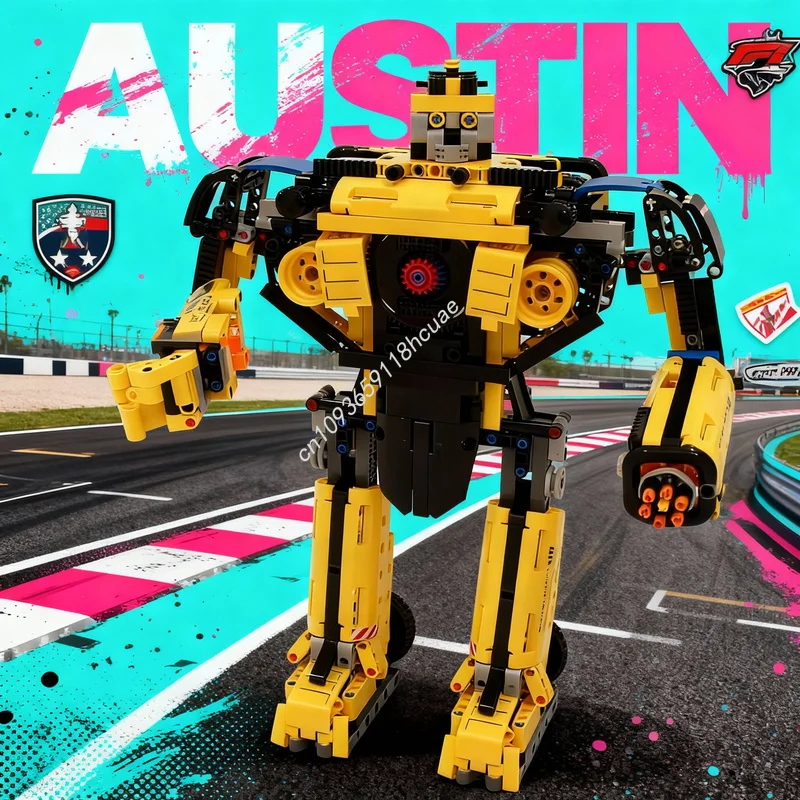 

1292pcs MOC Robot Alternative Model Technical Building Blocks Architecture Toy DIY Idea Creative Christmas Gifts Education Brick