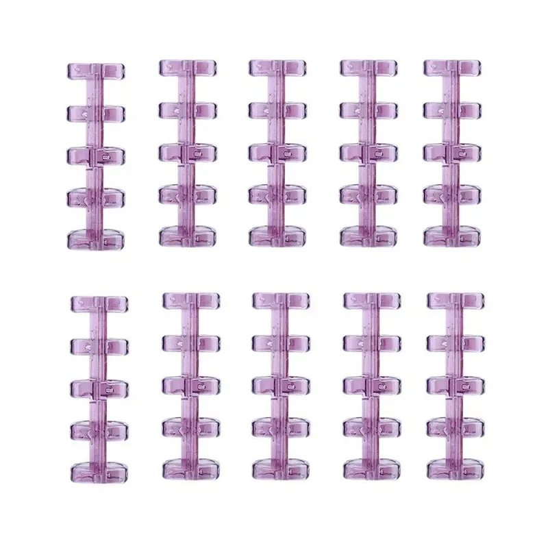 10/50Pcs Snap Split Binder Rings for Stationery