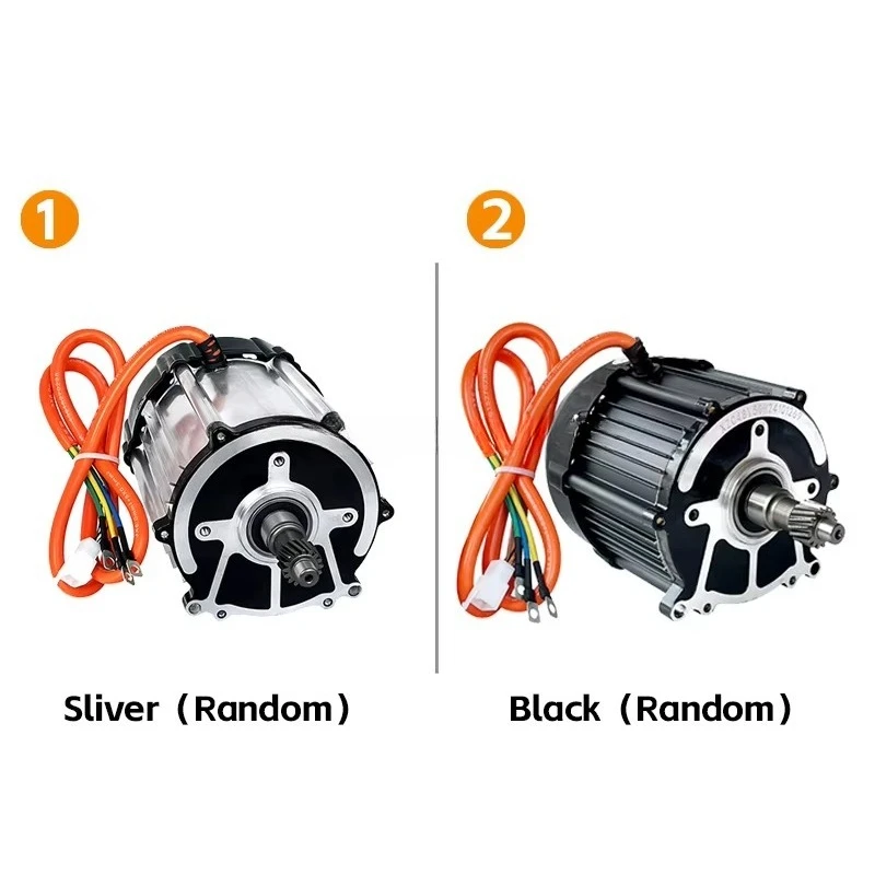Low Cost 1800W Mid Brushless DC Motor with Controller 60v 72v Out