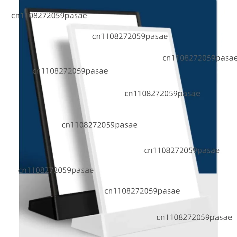Glowing Menu Board A4 A3 Acrylic Table Stand Customizable Price List Holder for Cafe