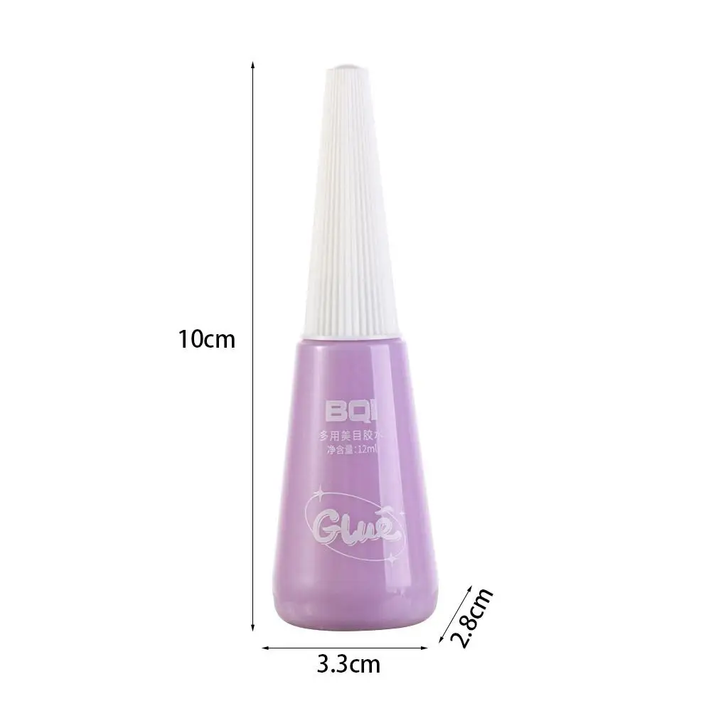 With Y-shaped Fork Fast Drying Lash Glue Sticky Long Lasting Fake Eyelash Glue Natural Waterproof Liquid Eyelash Glue Women