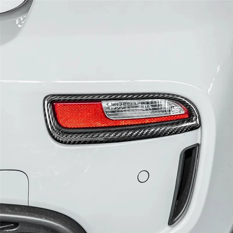 

For Fiat 500 Fog Lamp Frame For Fiat 500 Carbon Fiber For Fiat 500 Car Exterior Accessories