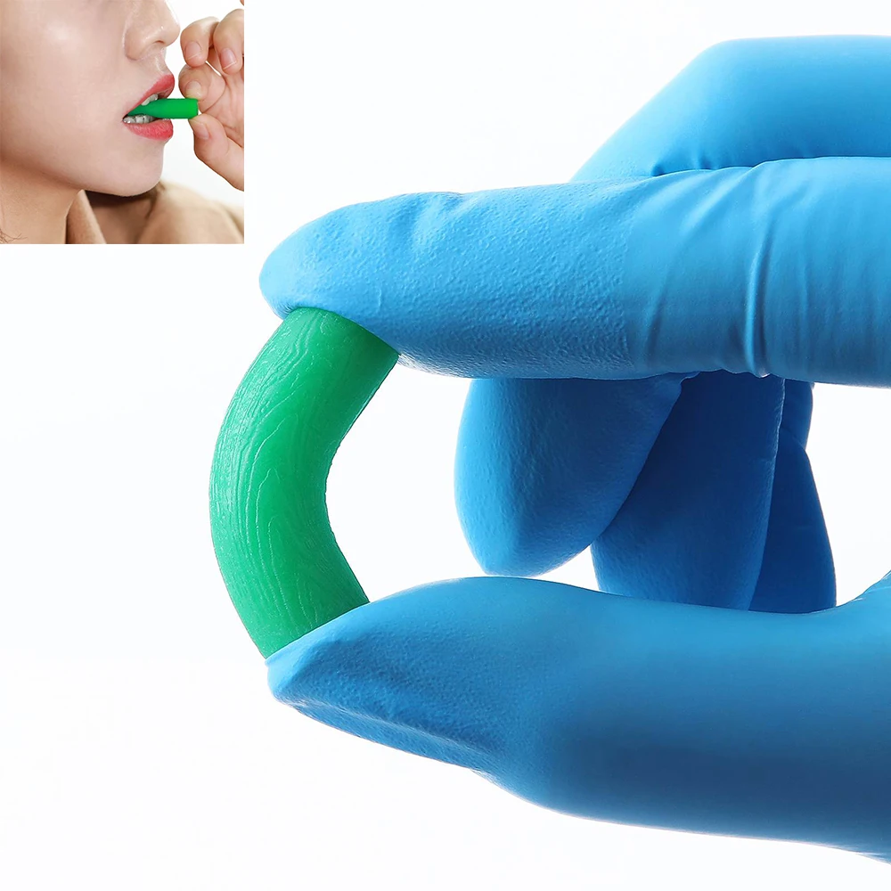 

5 Set AZDENT Dental Orthodontic Aligner Remover & Orthodontic Chewies Set Clear Teeth Oral Plastic Hook Aligner Silicone Stick
