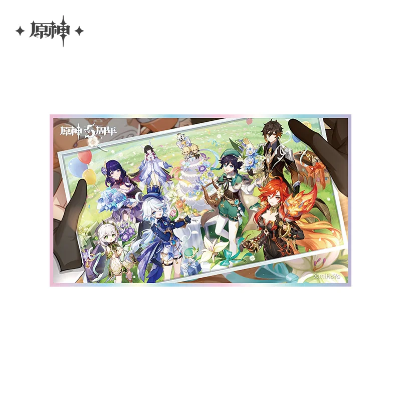

[Official Merch] Pre-sale Genshin Impact 5th Anniversary Shikishi Columbina Mavuika Art Board Ship in December 2025 Pre-order