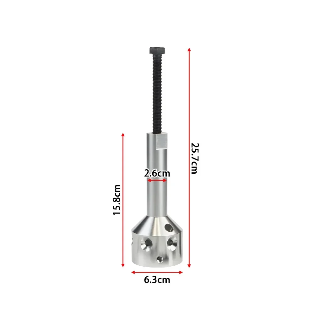 Kit di strumenti per la rimozione dell'estrattore della ruota del ventilatore della pala del ventilatore del mozzo della ruota in acciaio durevole di alta qualità per trasmissione a cinghia da 5/8" e nastro da 1/2" XLB-1125