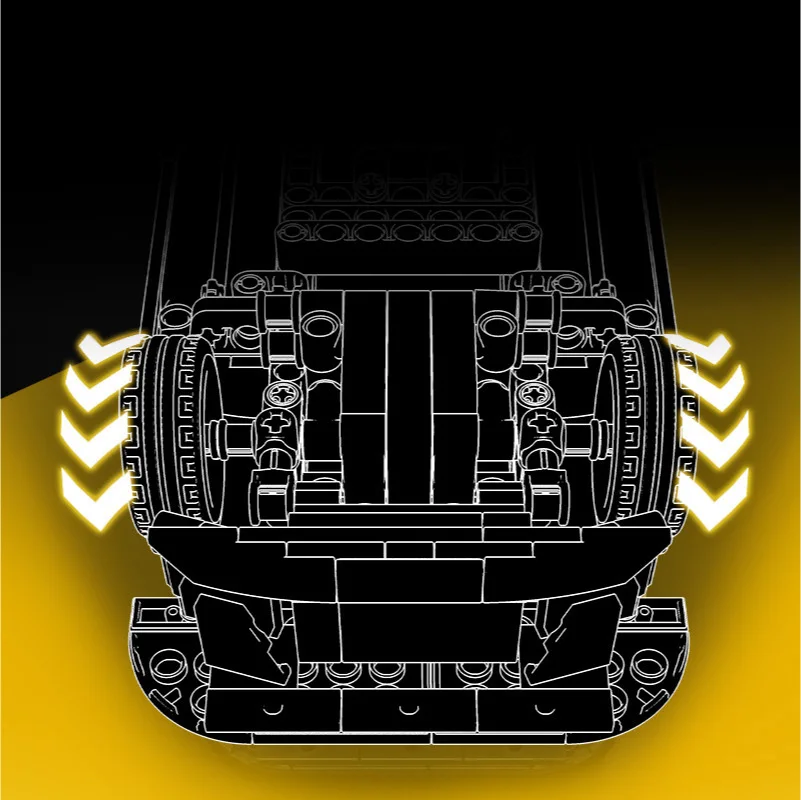 Technical 1:18 Scale Nascars SuperCar Camaroes RS America Muscle Sport Car Building Block Racing Vehicle Brick Toy For Gfits