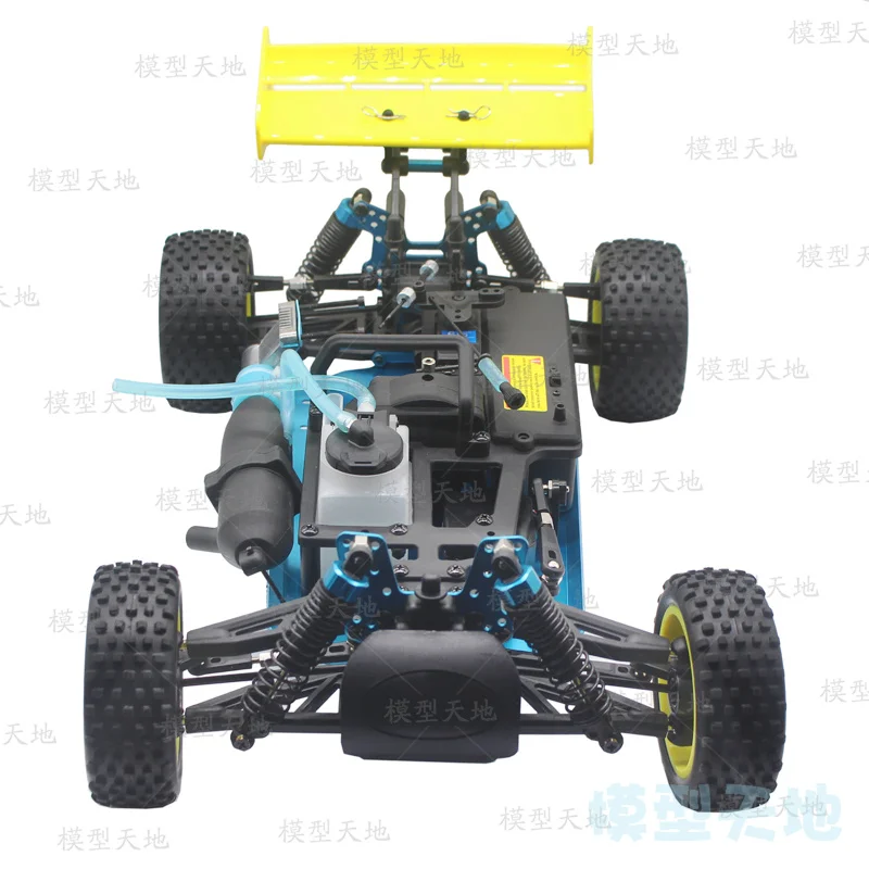 1/10 RC Four-Wheel Drive Two-Speed Model Toy Car Methanol Oil Off-Roadat Car Fuel Frame HSP 94166