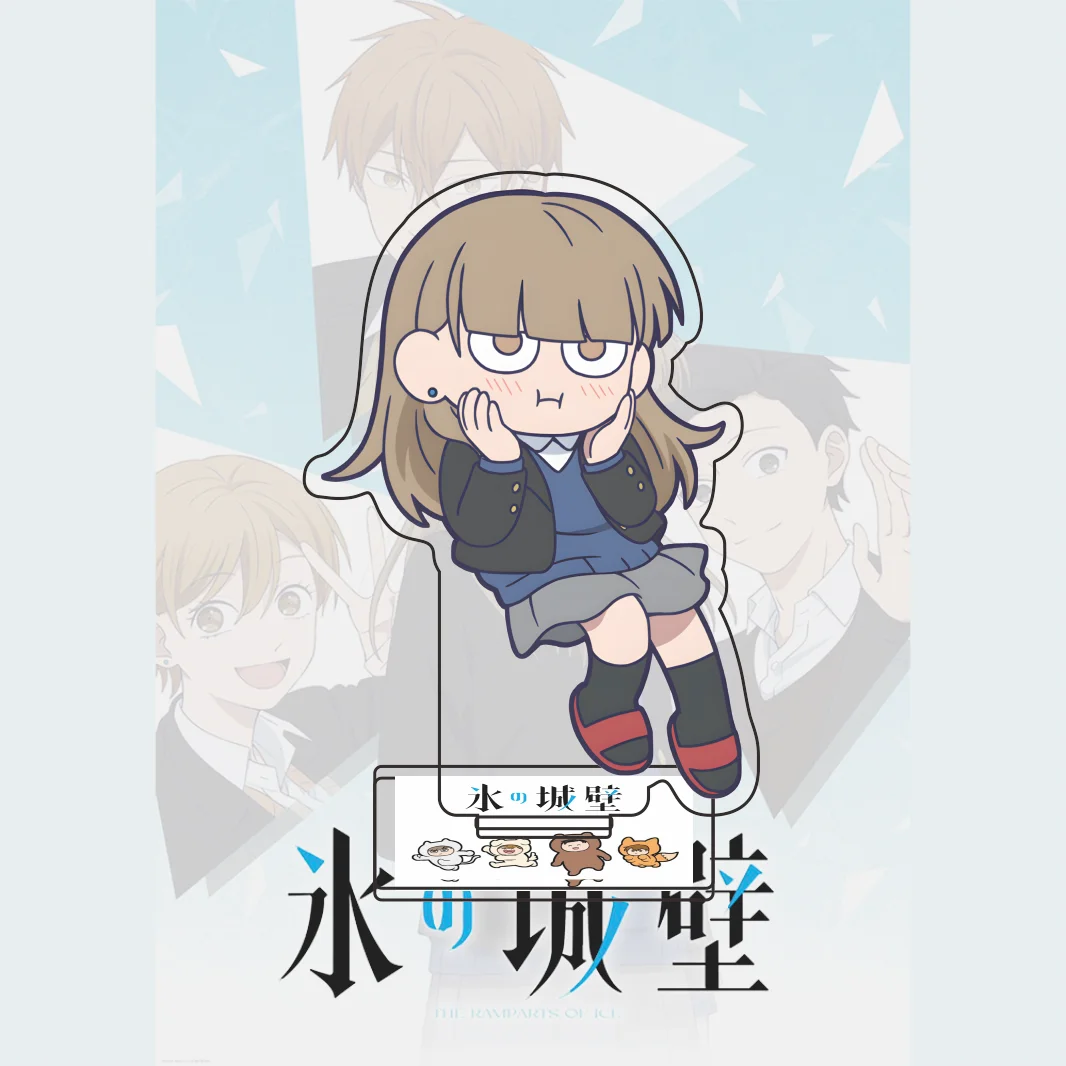 The Ramparts of Ice Acrylic Stand Q Version School Uniform Character 10cm Standee Desk Decor Hikawa Koyuki Yota Anime Keychain