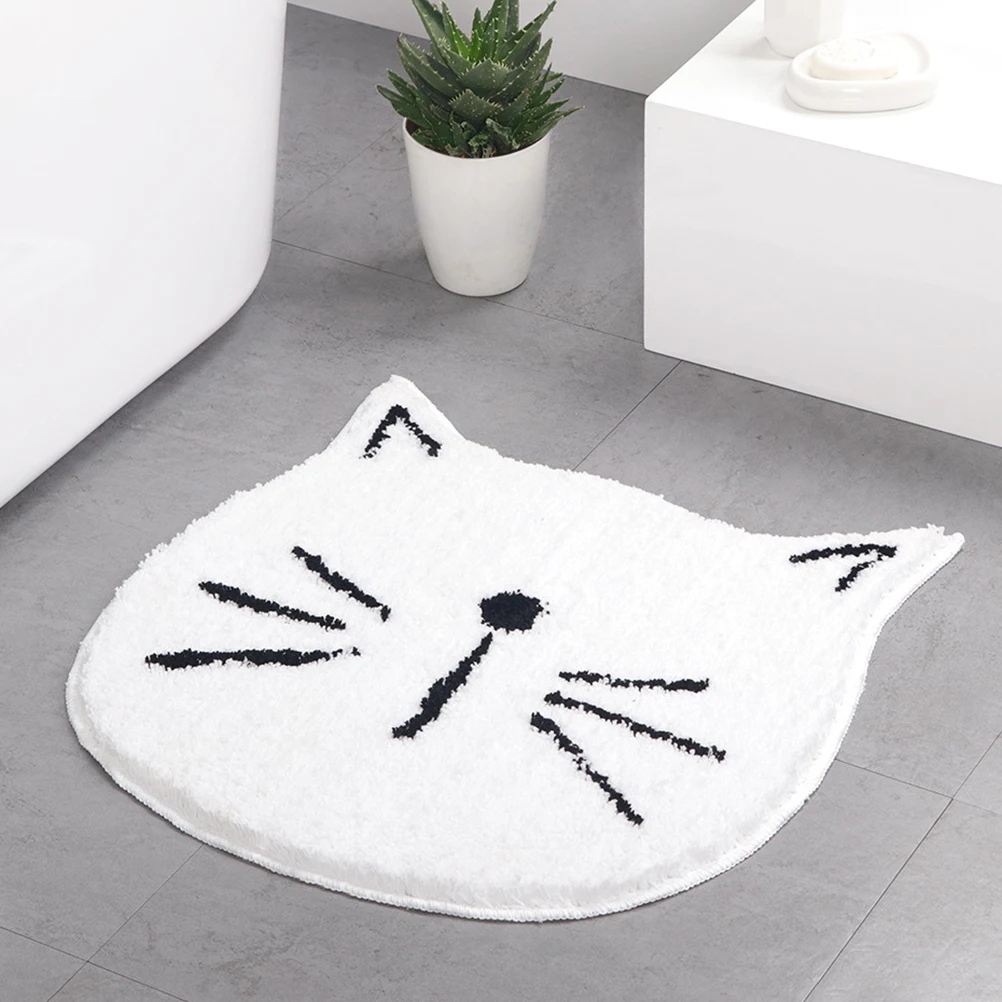 

60 X60cm Shaped Non-slip Mat Bathroom Rug Dropshipping Water Absorbing Door Cat