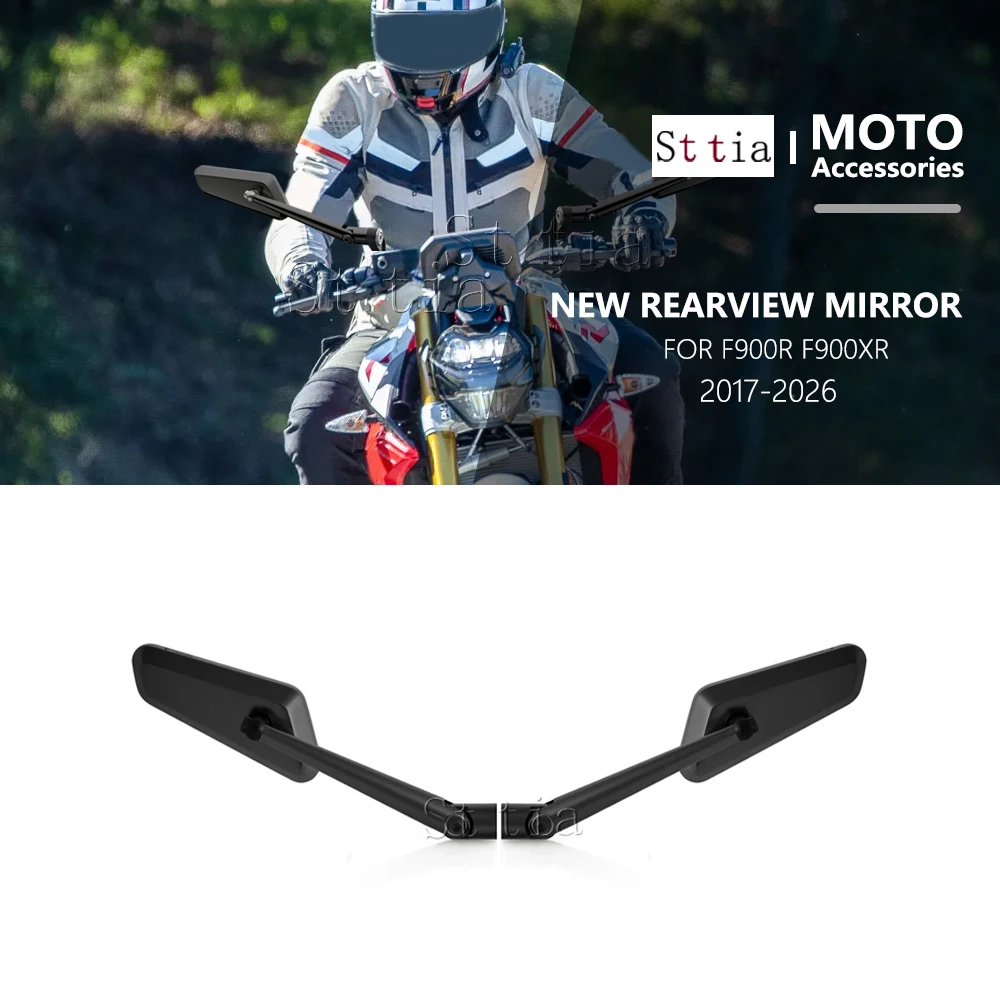 

Новое боковое зеркало заднего вида F900R 2026 для мотоциклов BMW F 900R F900XR F900 XR, алюминиевые зеркала заднего вида