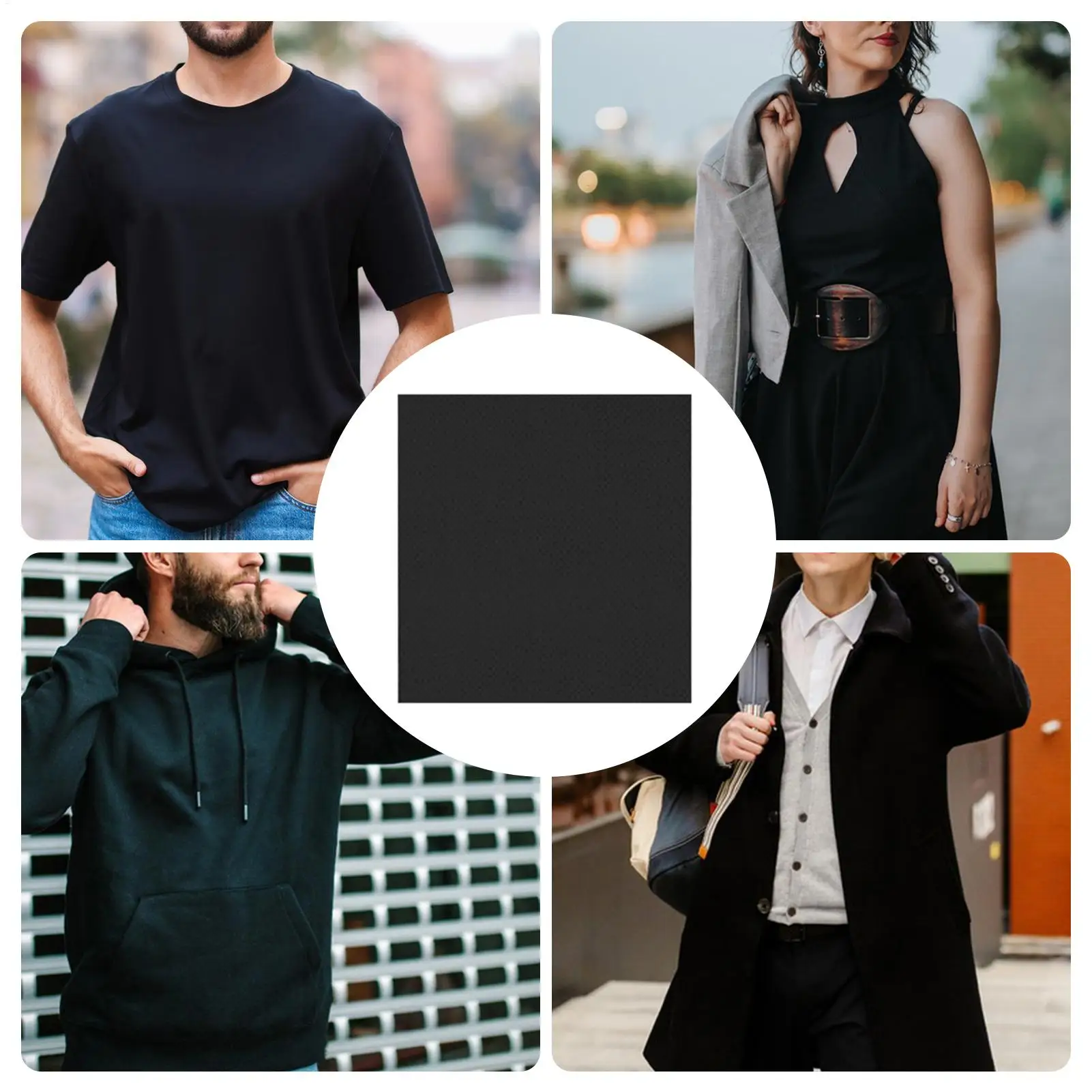 Black Clothing Color Restorer Long Lasting Intense All Purpose Dark Clothing Care Faded Out Clothes Color Booster for T-Shirts