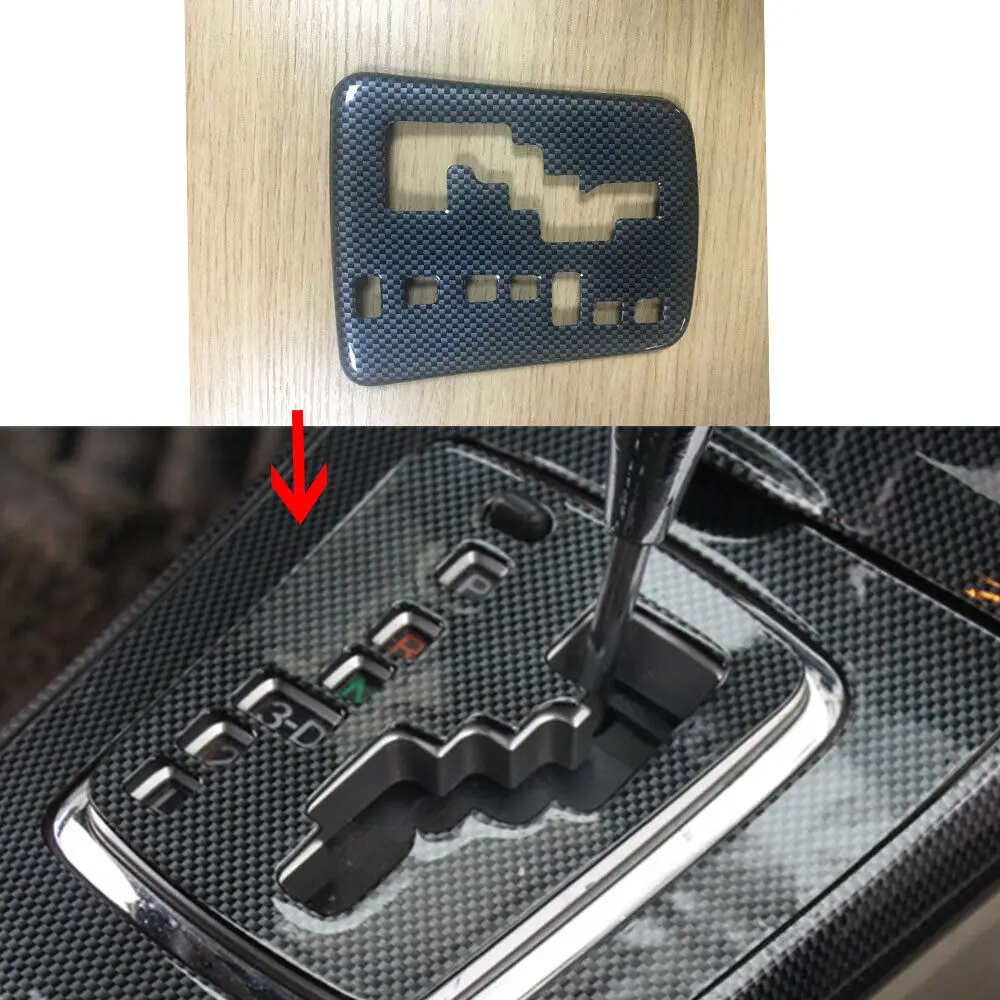 

Автомобильный чехол BBQ @ FUKA для модели 2007 2008 2009 2010 2011 2012 2013 Toyota Corolla AT из углеродного волокна ABS рычаг переключения передач рамка отделка