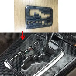 BBQ@FUKA Car Cover For 2007 2008 2009 2010 2011 2012 2013 Toyota Corolla AT model Carbon Fiber ABS Gear Shift Lever Frame Trim