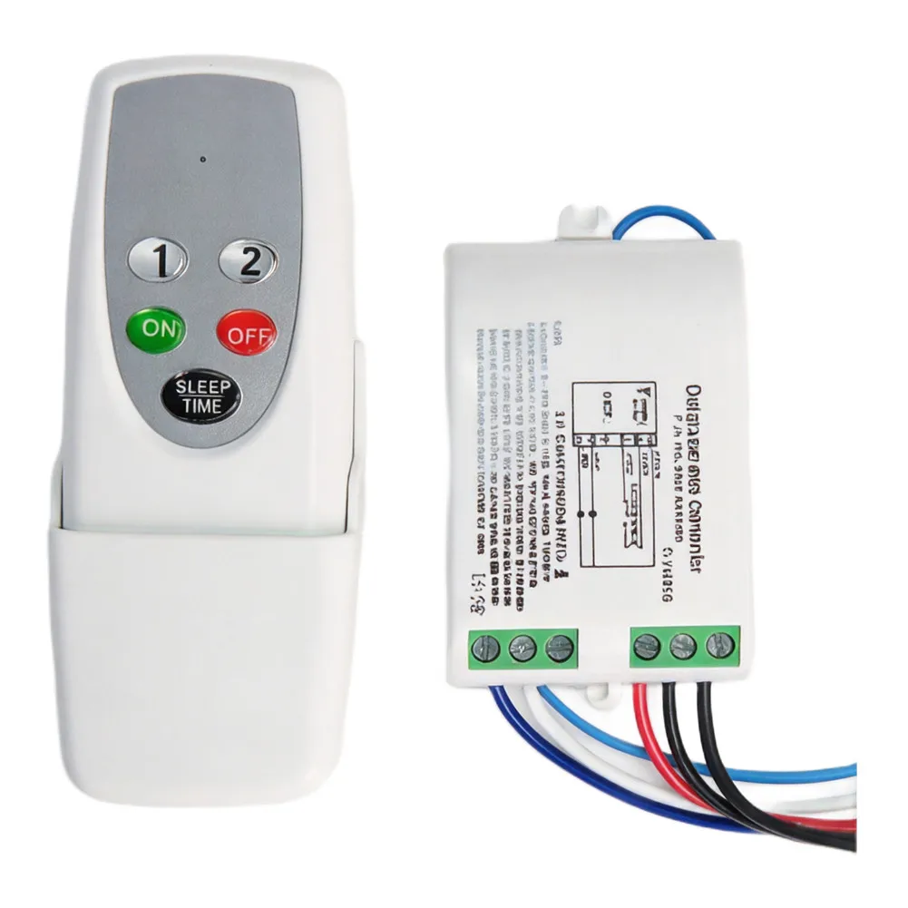 Wireless Remote Switch for LED Ceiling Lights 2 Way 3 Way RF 80m Range No Wiring AC220V 50/60Hz 200W Capacitive Load