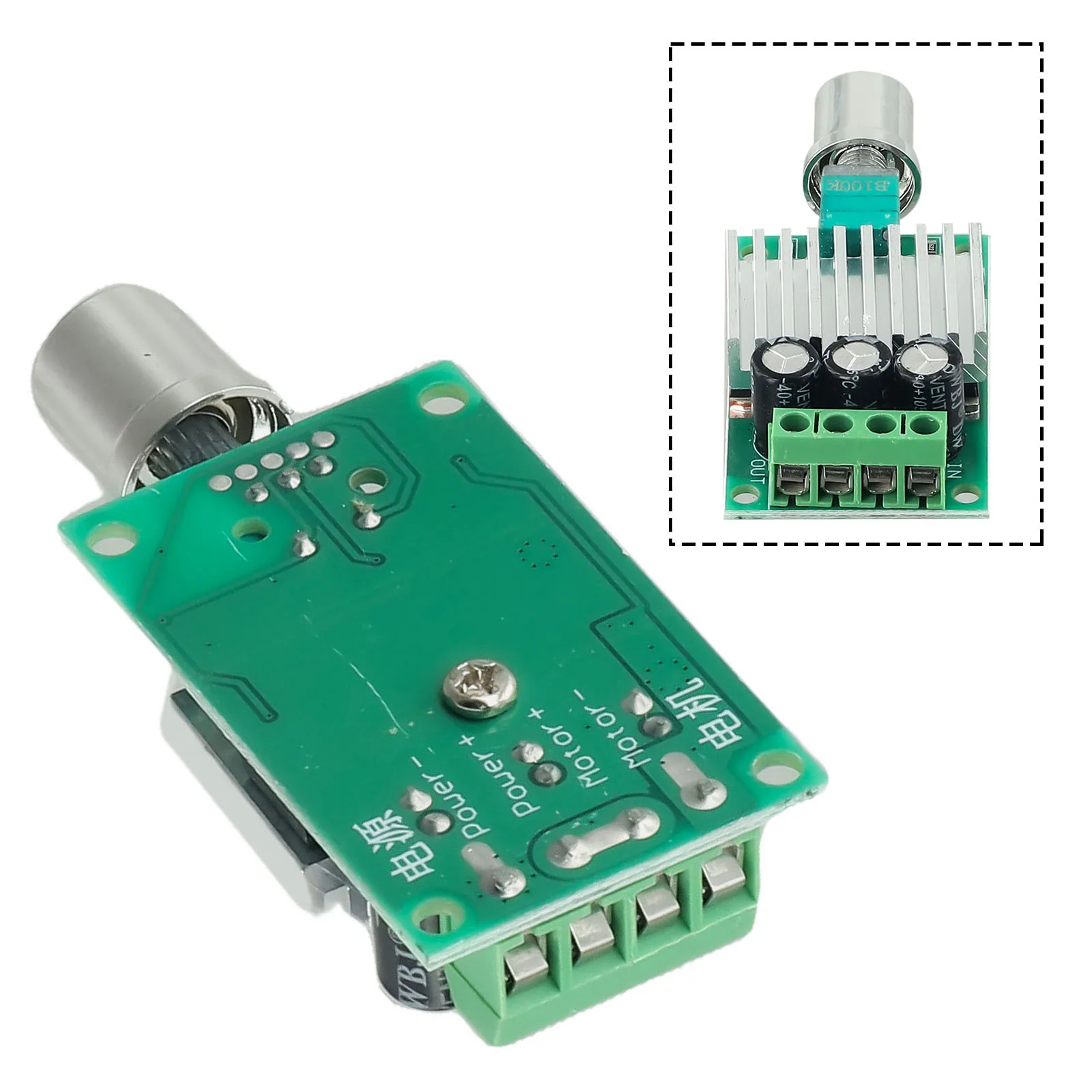 

10A Speed Controller Green Silver Black Adjustable Motor Regulator Efficient Performance For CNC Machine Tools