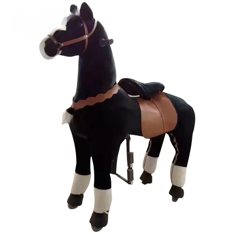 Shopping Mall Battery Children Walking Animal Mechanical Coin Operated Horse Ride For Sale