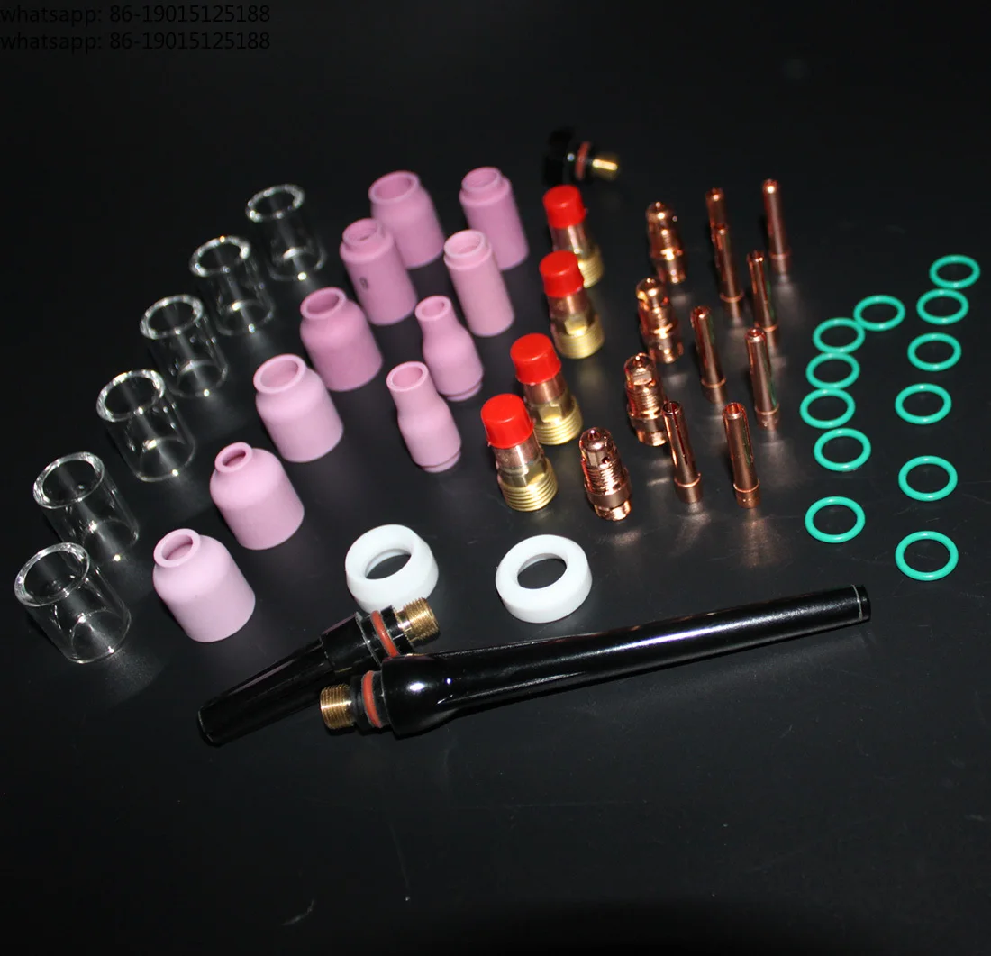 49 Pcs SR17 18 26 Welded stubby gas lens for glass kits