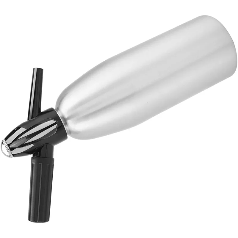 زجاجة مياه صودا جيدة 1L زجاجة سيفون الصودا المحمولة صانع الصودا مع منظم الضغط لعصائر الكوكتيلات Mojitos ذاتية الصنع