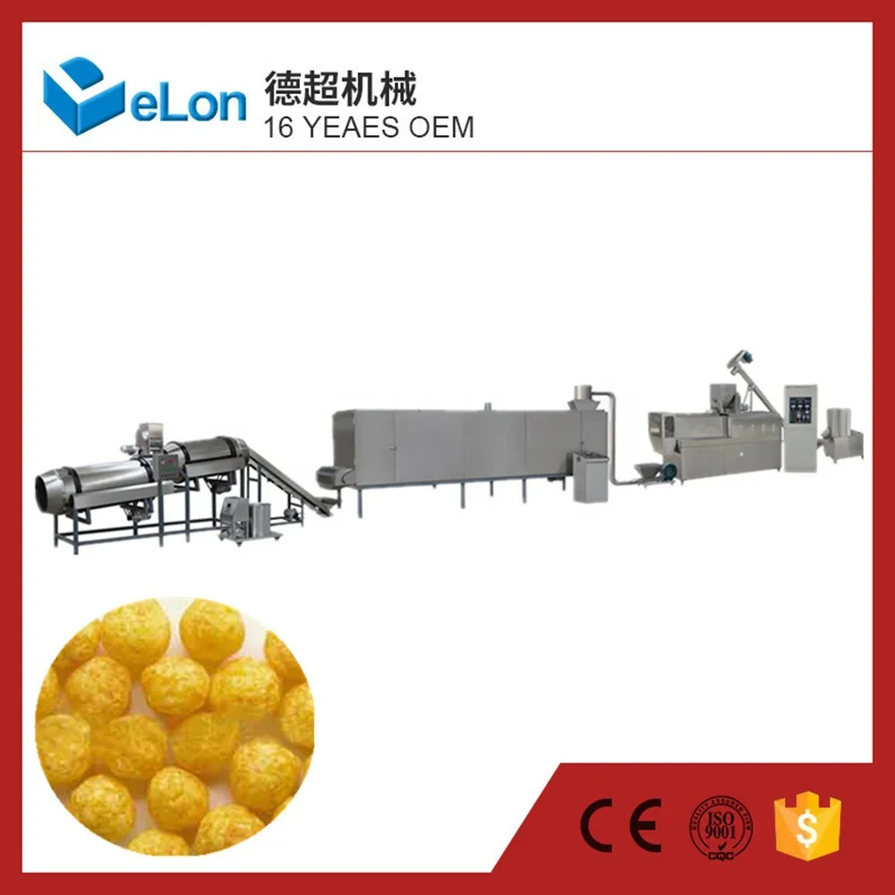 china supplier puff making machine Snack food extruding machine corn puffs machine