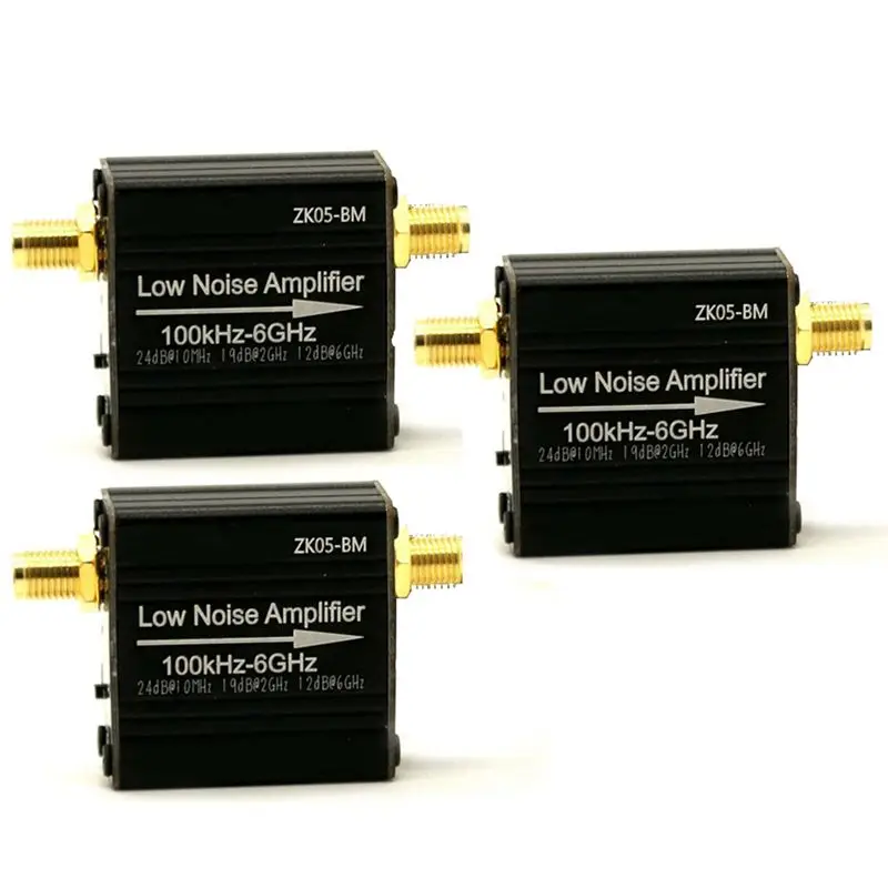 

Цифровой модуль усилителя мощности RF LNA серии ZK05-BM с низким уровнем шума, 100 кГц-6 ГГц, 20 дБ, высокая чувствительность, 3 комплекта [A51I Digital]