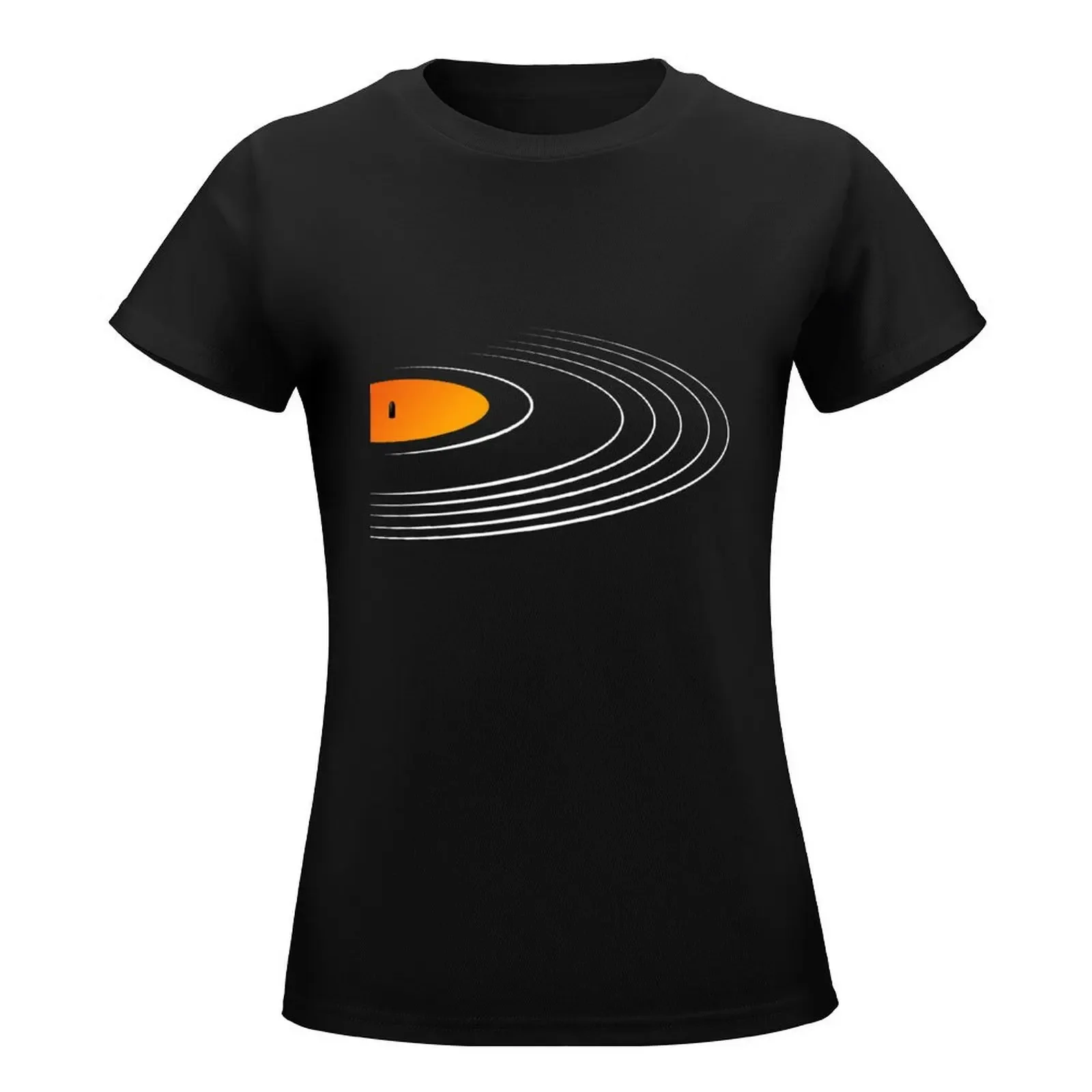 Music Retro Vinyl Record T-Shirt summer top tops Female clothing vintage clothes t shirts for Women graphic