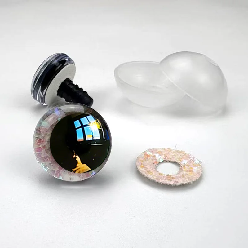 20 einzigartige „Auge“-Spielzeuge, erhältlich in den Größen 14–20 mm, 3D-Cartoon-förmige blinkende Augen, sichere Augen für DIY-Bastelarbeiten. – Detail 9